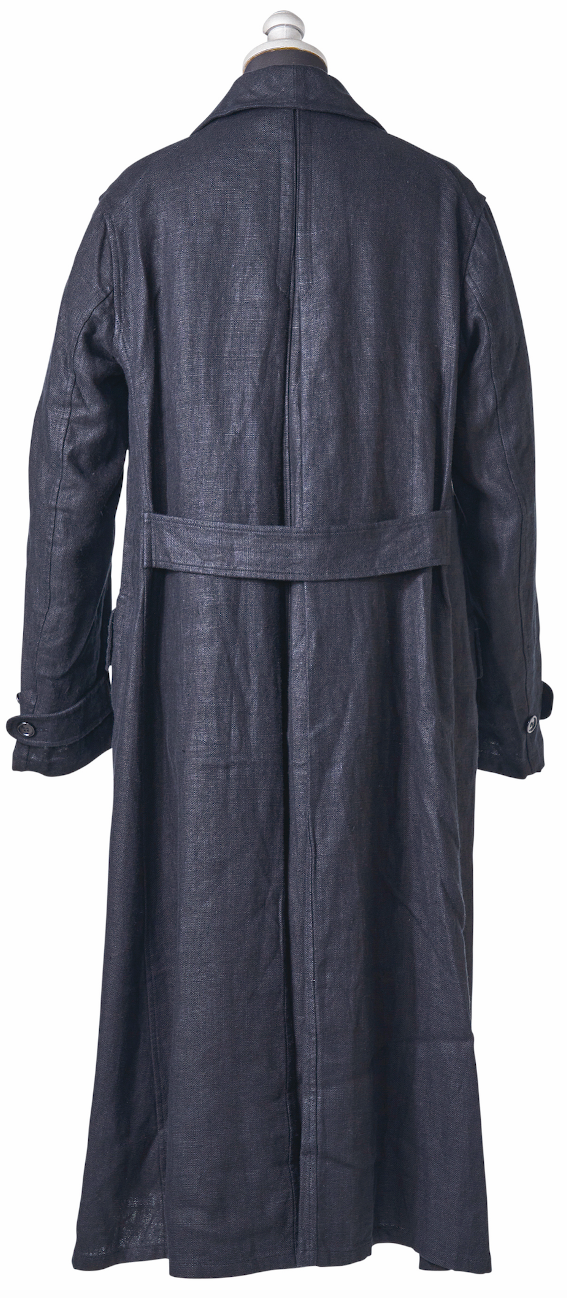 ADJUSTABLE COSTUME LINEN DUSTER COAT ロングコート