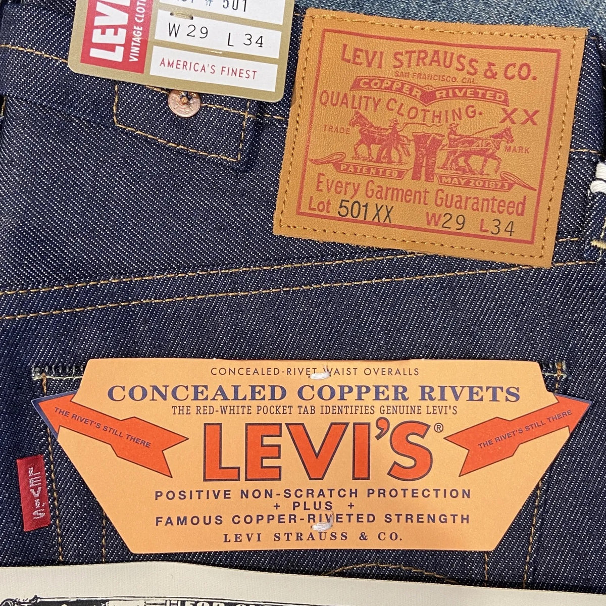 LEVI'S VINTAGE CLOTHING(LVC) 501XX 1937 オーガニック リーバイスヴィンテージクロージング