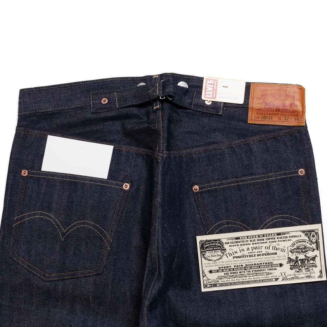 LEVI'S VINTAGE CLOTHING リーバイスヴィンテージクロージング 1922 501 ジーンズ ORGANIC RIGID