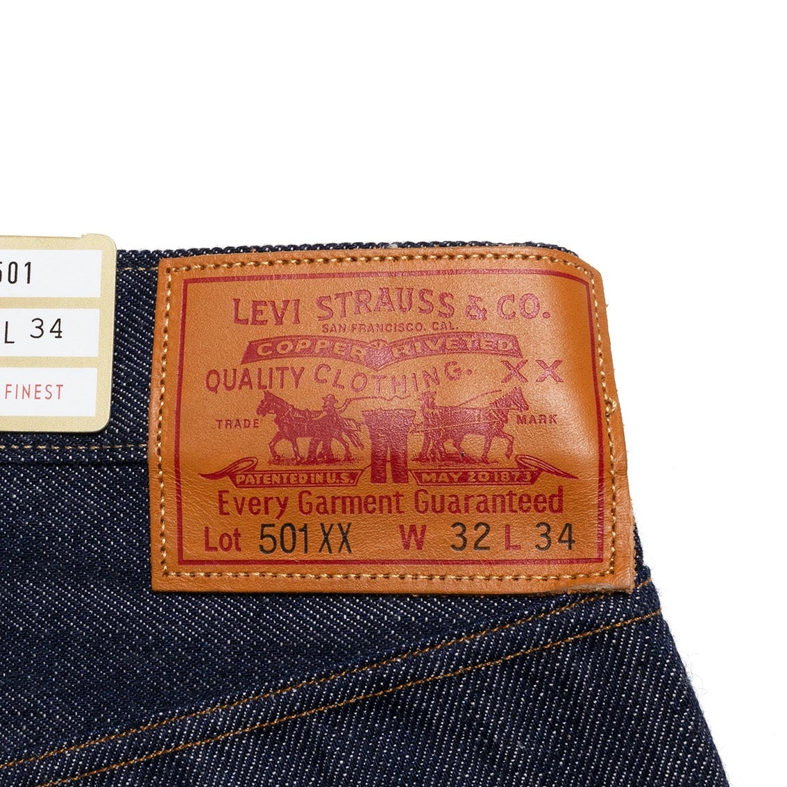 LEVI'S VINTAGE CLOTHING リーバイスヴィンテージクロージング 1922 501 ジーンズ ORGANIC RIGID
