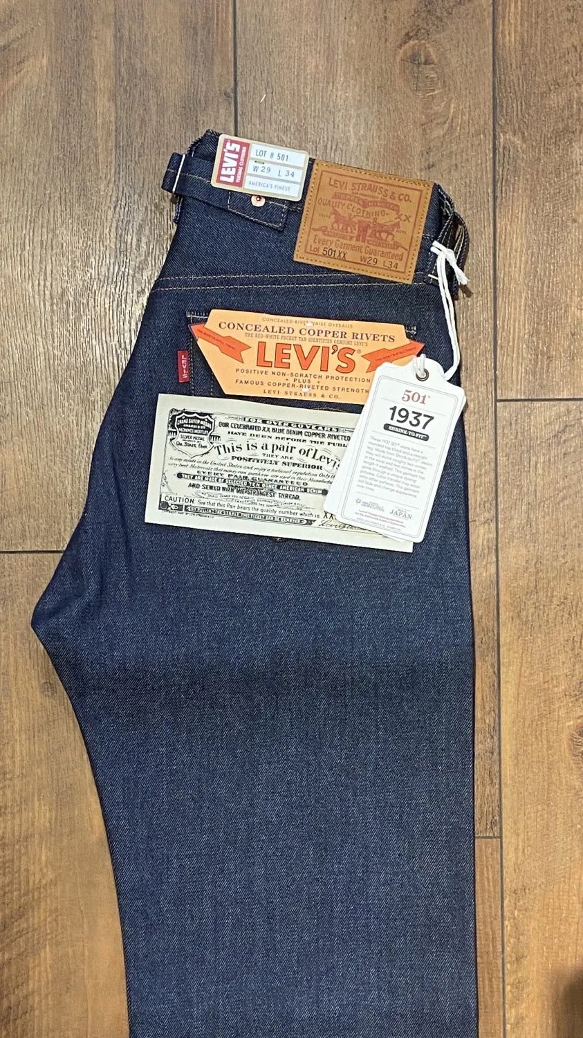 LEVI'S VINTAGE CLOTHING(LVC) 501XX 1937 オーガニック リーバイスヴィンテージクロージング