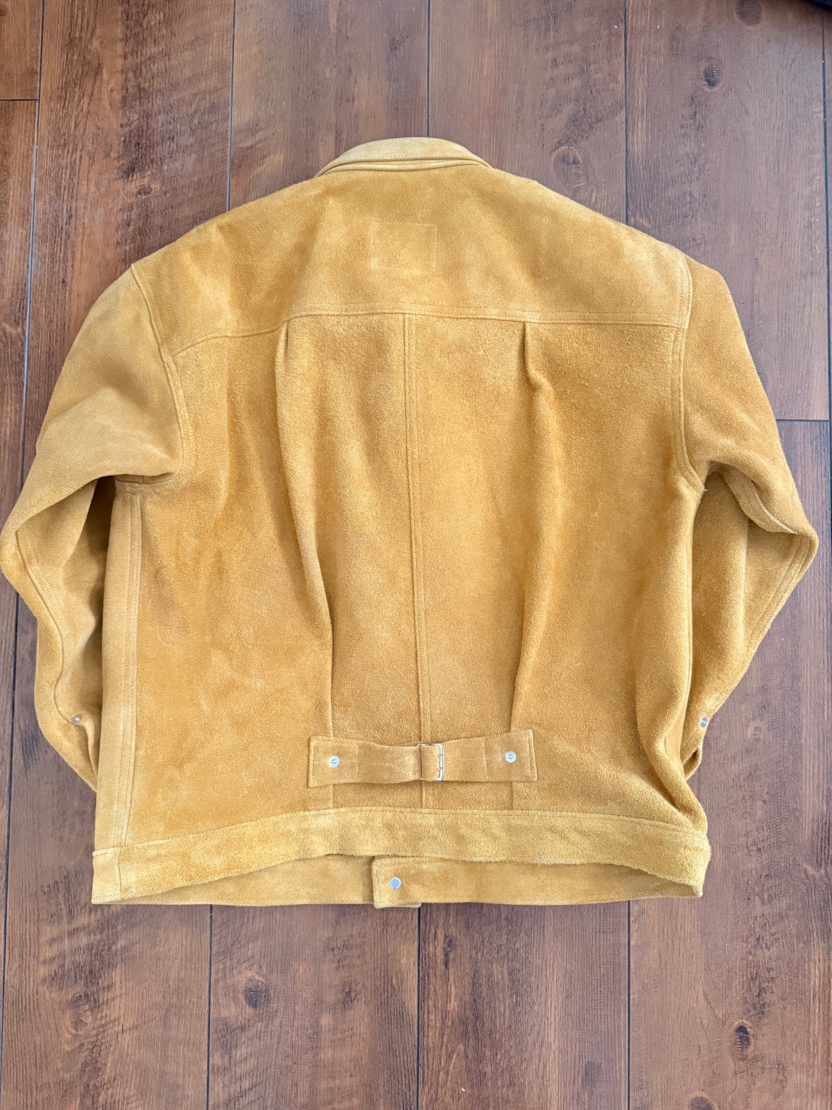 FK×Denim Cellar. 1942TYPE-1 WWⅡ T-BACK COWHIDE SUEDE UNLINED