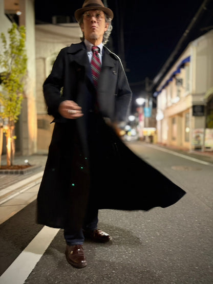 ADJUSTABLE COSTUME LINEN DUSTER COAT ロングコート