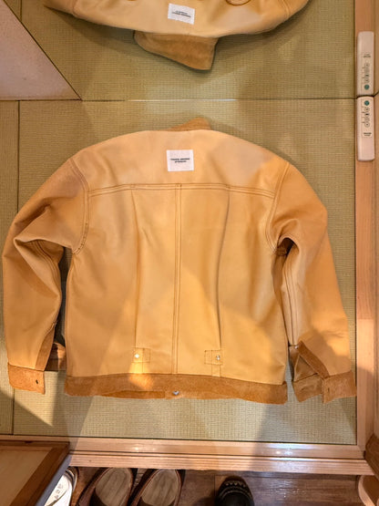 FK×Denim Cellar. 1942TYPE-1 WWⅡ T-BACK COWHIDE SUEDE UNLINED