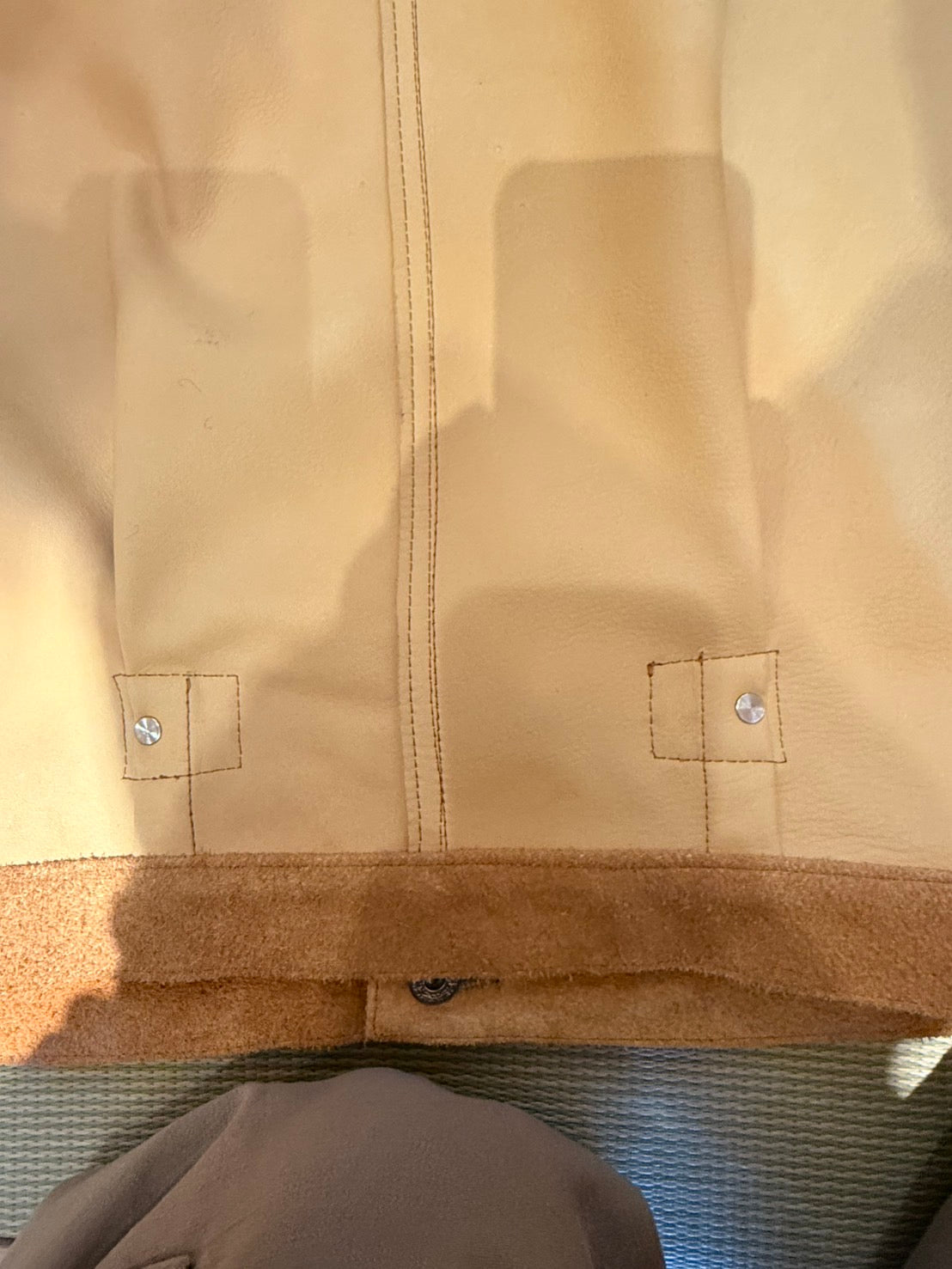 FK×Denim Cellar. 1942TYPE-1 WWⅡ T-BACK COWHIDE SUEDE UNLINED