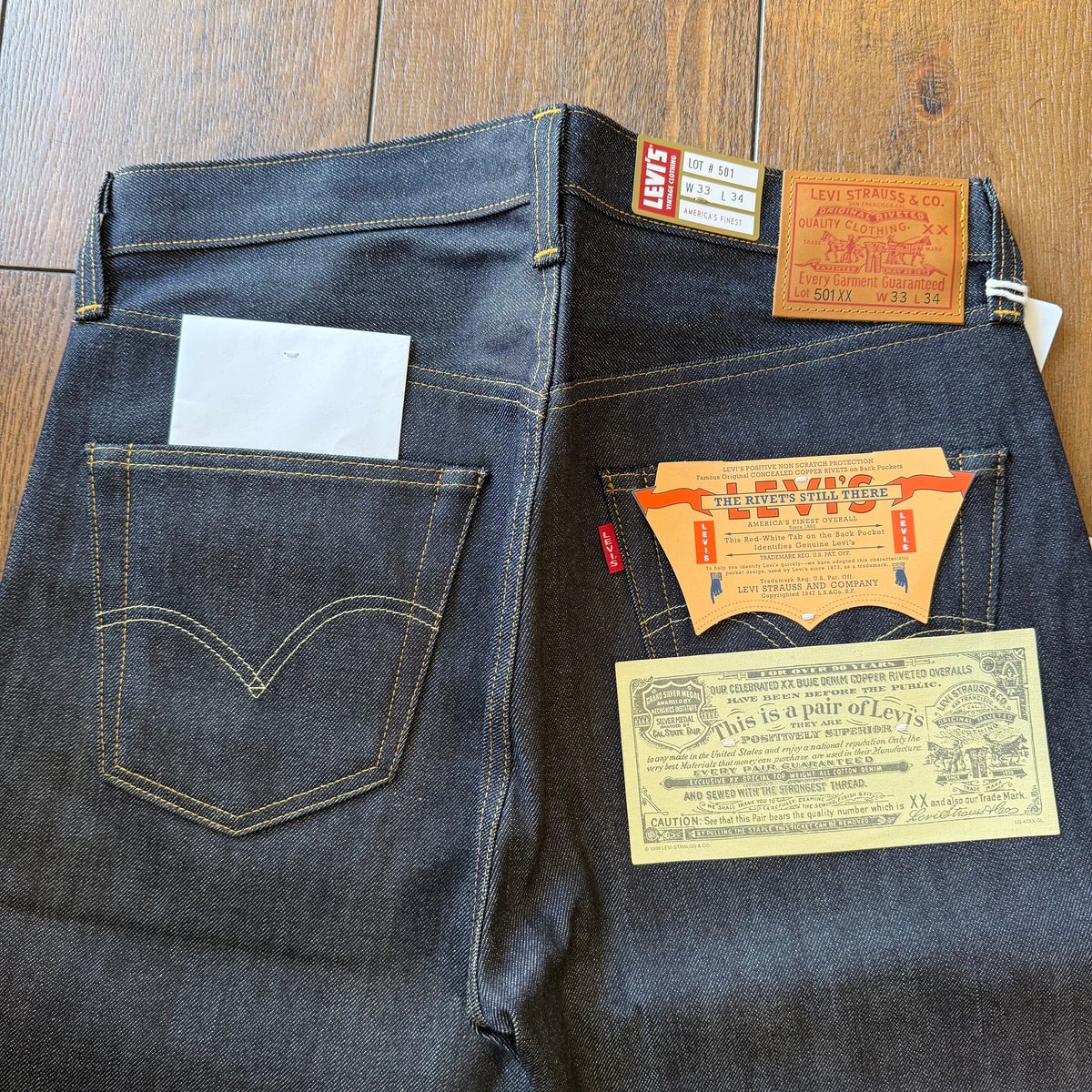 LEVI'S VINTAGE CLOTHING リーバイスヴィンテージクロージング 1947 501 ジーンズ ORGANIC RIGID
