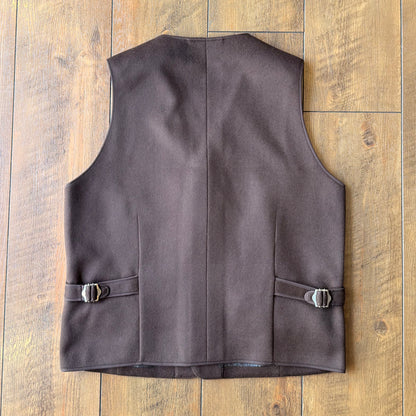 KENNETH FIELD IRON VEST II DOUBLEFACE WOOL ウールベスト