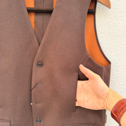 KENNETH FIELD IRON VEST II DOUBLEFACE WOOL ウールベスト