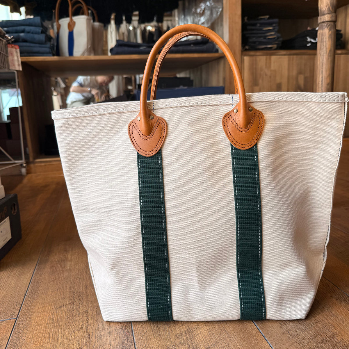 BARKOUTSIDERS（バークアウトサイダーズ）Leather Handle Tote Tall