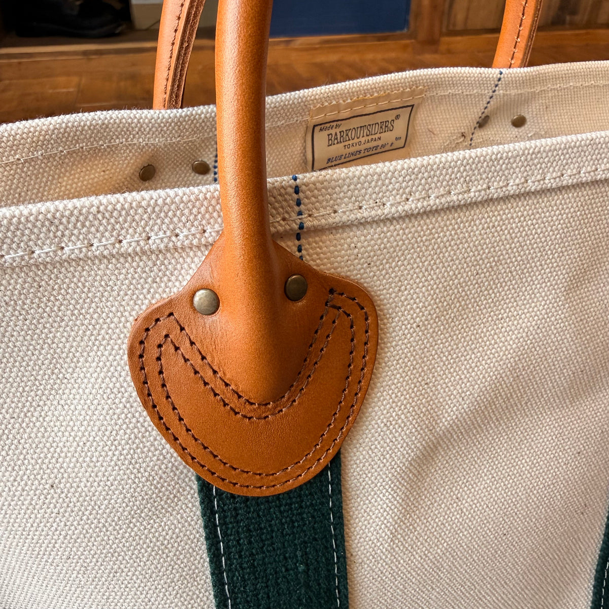 BARKOUTSIDERS（バークアウトサイダーズ）Leather Handle Tote Tall