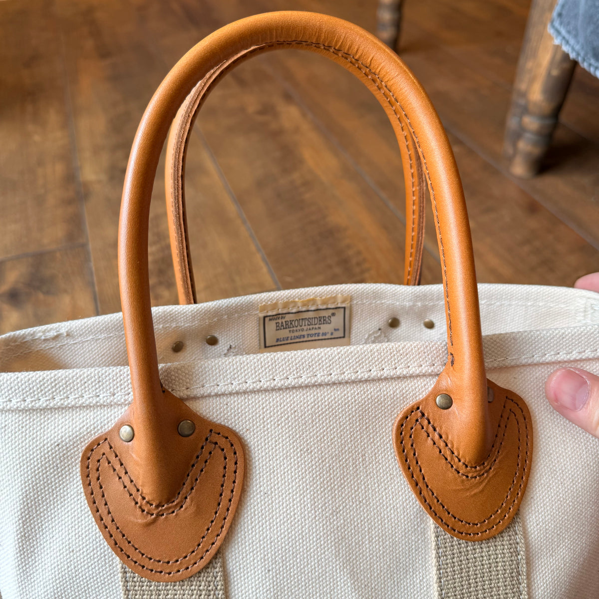 BARKOUTSIDERS（バークアウトサイダーズ）Leather Handle Tote Small