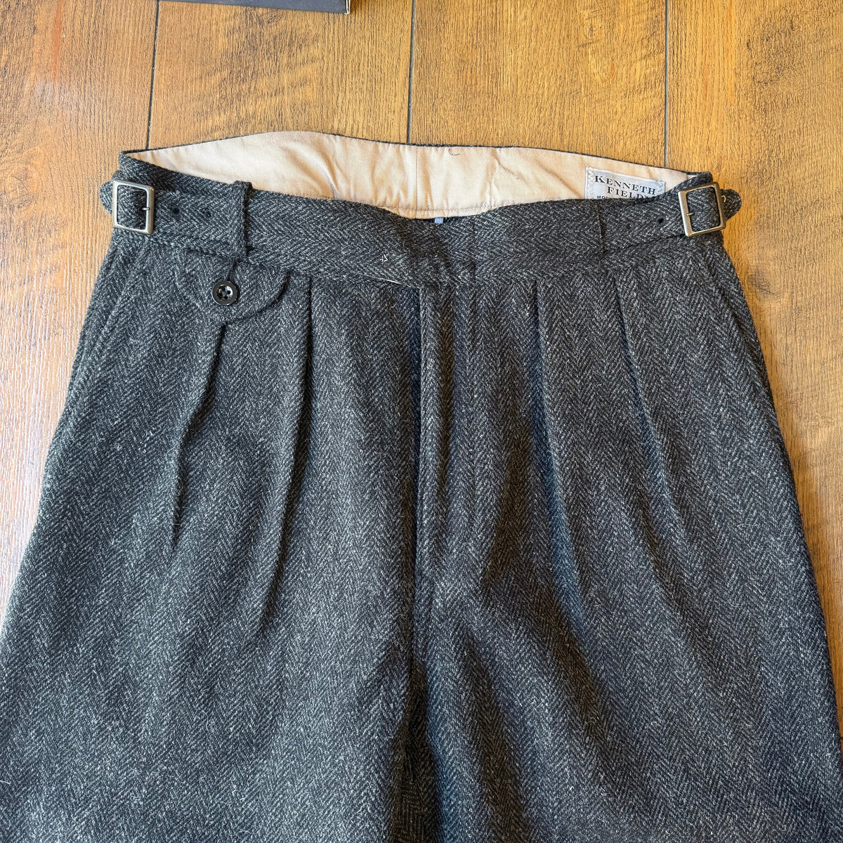 KENNETH FIELD GURKAⅢ TROUSERS FOX HERRINGBONE グルカパンツ