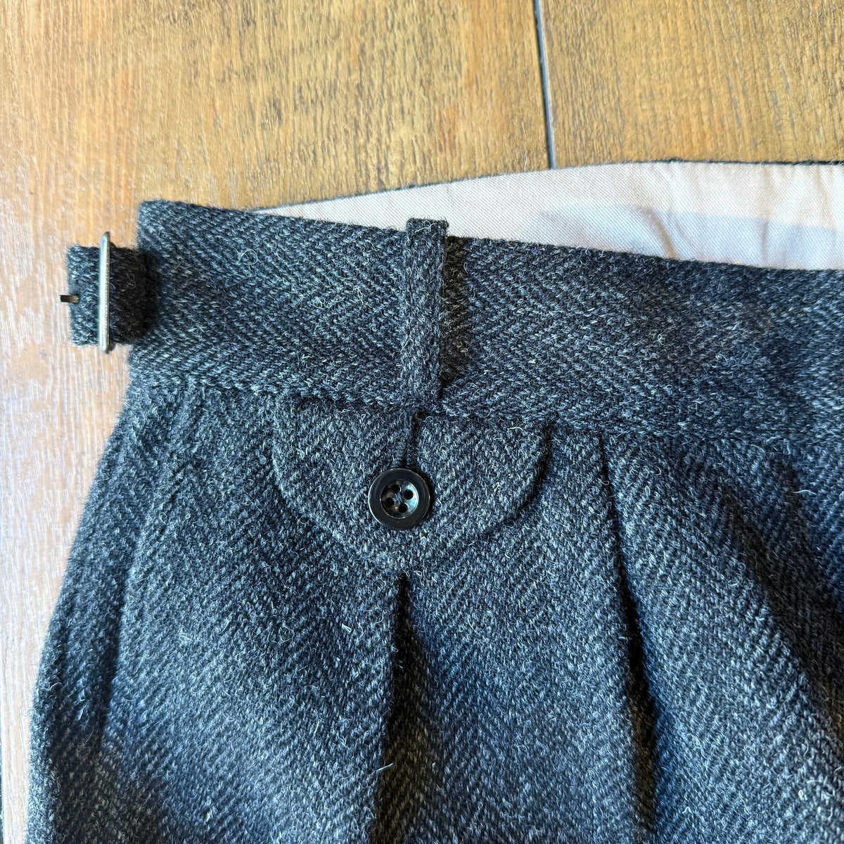 KENNETH FIELD GURKAⅢ TROUSERS FOX HERRINGBONE グルカパンツ