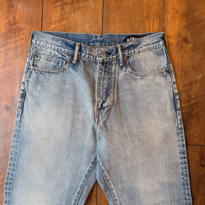 AUBERGE PAUL JEANS BLEACH タイトストレート