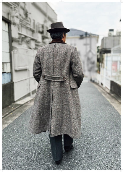 ADJSUTABLE COSTUME ワイルドスパンダブルブレストチェスターコート
