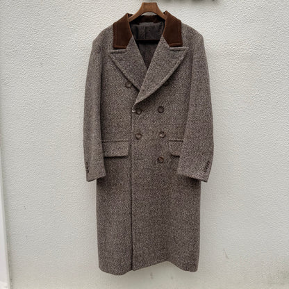 ADJSUTABLE COSTUME ワイルドスパンダブルブレストチェスターコート