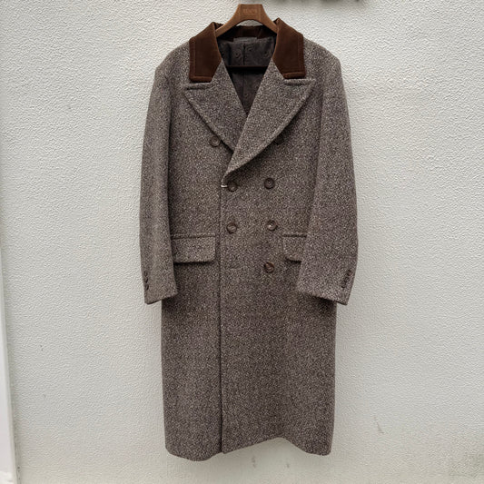 ADJSUTABLE COSTUME ワイルドスパンダブルブレストチェスターコート