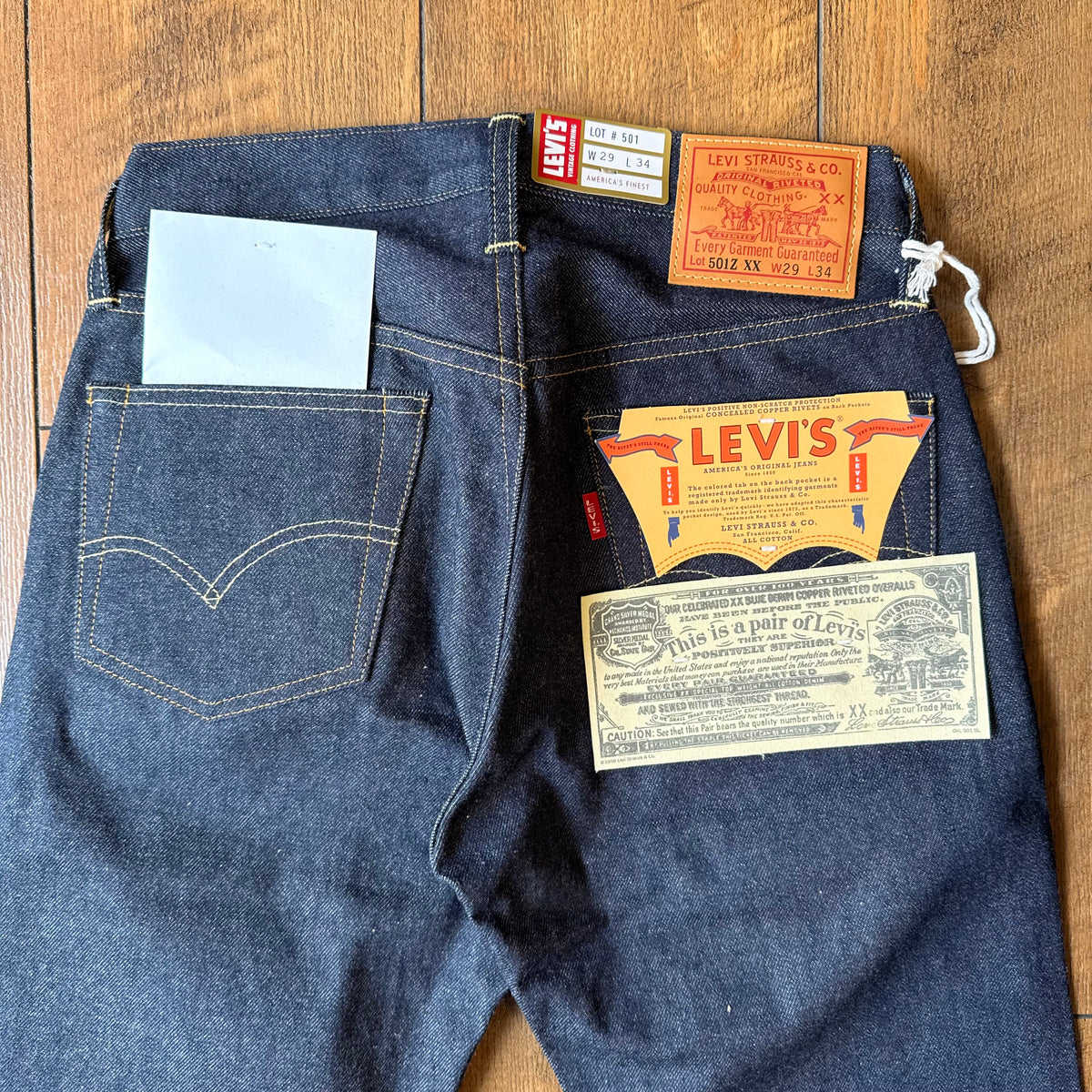 LEVI'S® VINTAGE CLOTHING/リーバイスヴィンテージクロージング 501ZXX 1954 ジーンズ リジッド