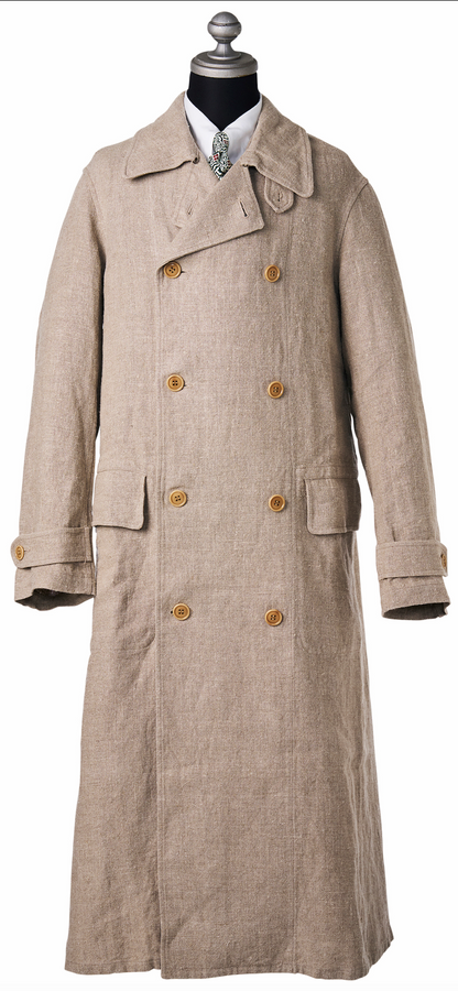ADJUSTABLE COSTUME LINEN DUSTER COAT ロングコート
