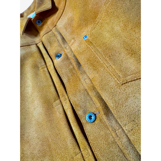FK×Denim Cellar. 1942TYPE-1 WWⅡ T-BACK COWHIDE SUEDE UNLINED