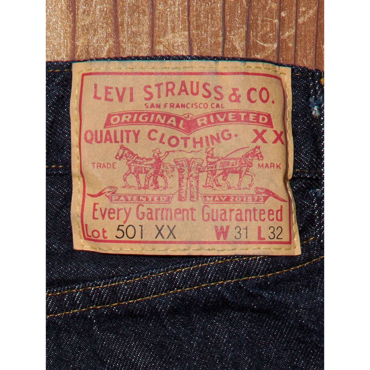 LEVI'S VINTAGE CLOTHING 1955 501® ORIGINAL ジーンズ リンス(ワンウォッシュ)