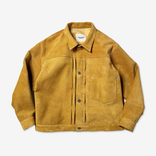 FK×Denim Cellar. 1942TYPE-1 WWⅡ T-BACK COWHIDE SUEDE UNLINED